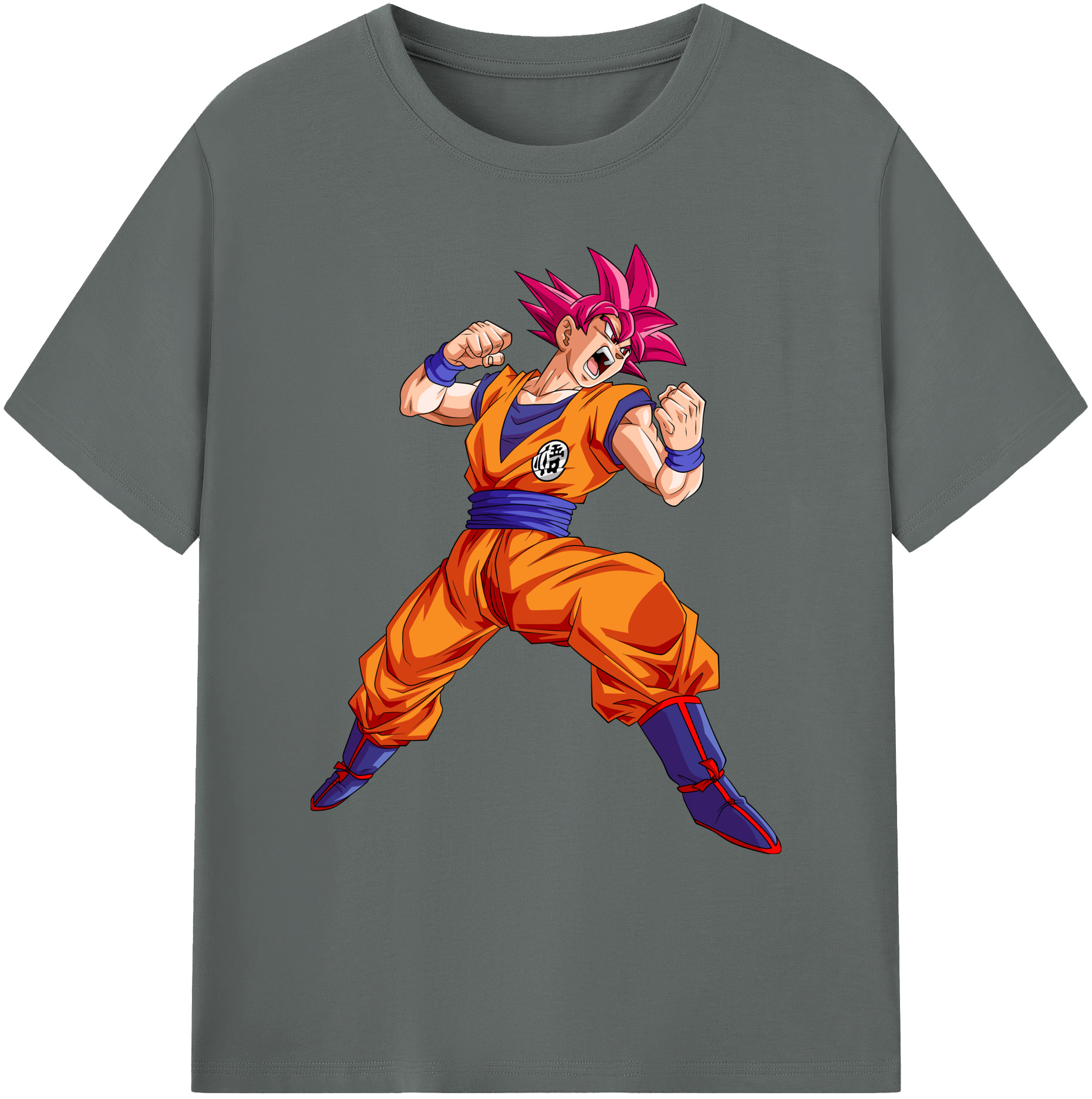 （画像用） ドラゴンボール 孫悟空（そん ごくう）Son Goku カカロット DRAGON BALL Kakarotto 綿100％ メンズ半袖Tシャツ｜肌触りやわらか＆通気性